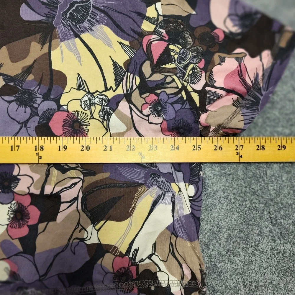 Nike Womens XXL Floral Print Graphic Tee Top Casual Athletic Dri-FIT DC5503-004